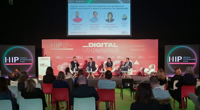 Pedir comida en el Metaverso, pagar con criptomonedas o comprar NFTs: la hostelería virtual en HIP 2022